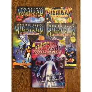 Michigan/American Chillers Books by Jonathan Rand Lot of 5 PB Very Good
